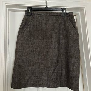 Vintage, 100% Wool, Walt Dyas knee length skirt